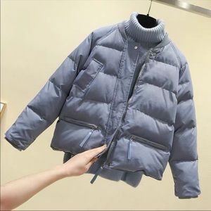 Woman’s Cotton Jacket Light Blue
